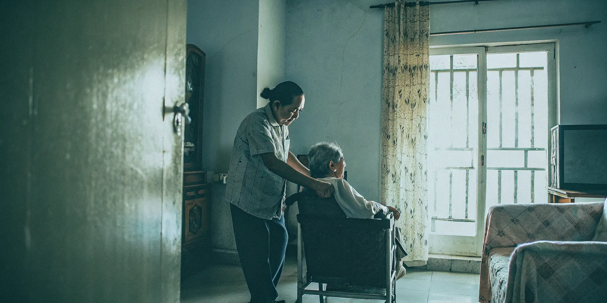 Grants for home care providers help a caregiver assist an elderly person at home.